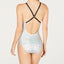 Nike Flash Cross-back One-piece Swimsuit Irridescent Silver