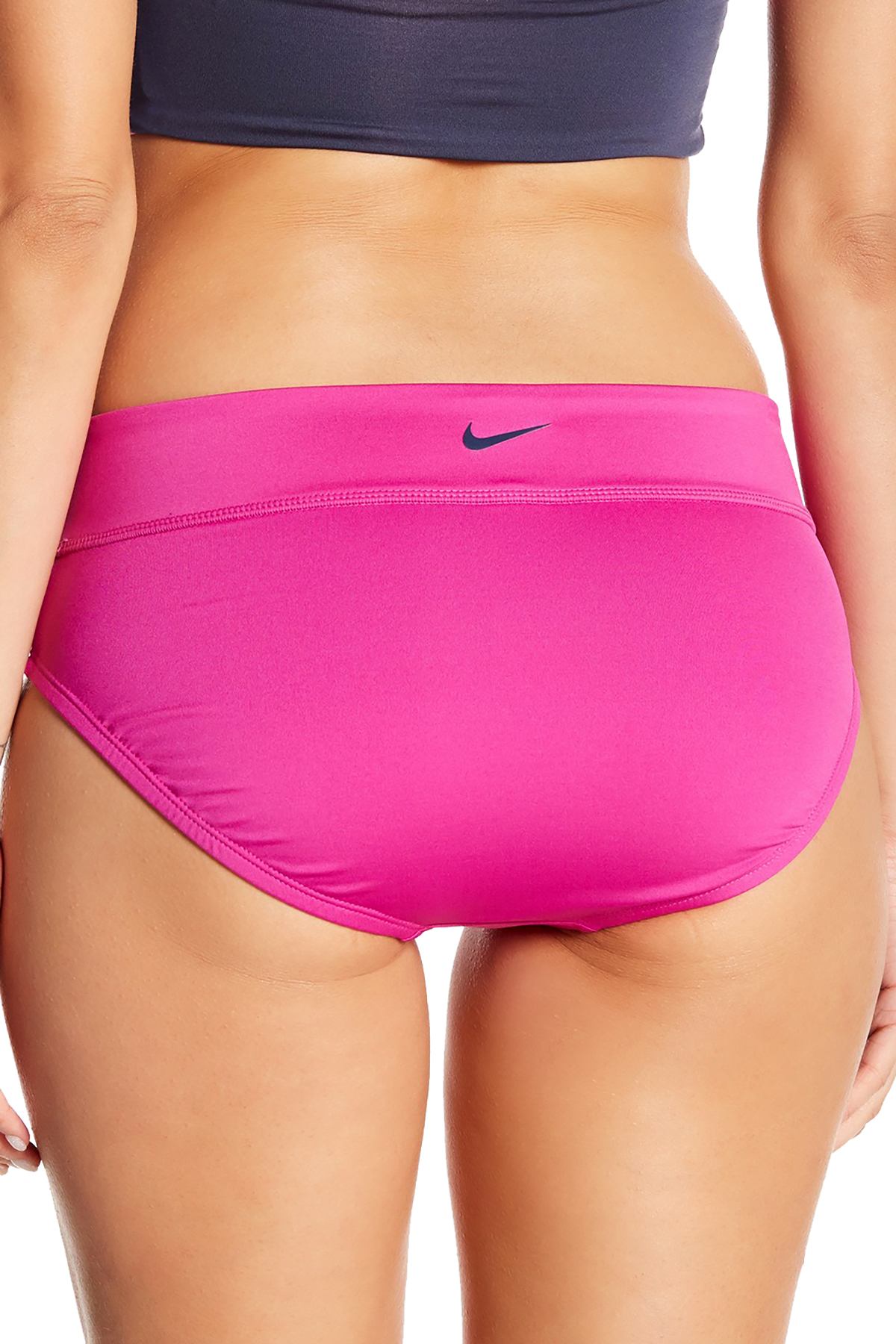 Nike Fuchsia Blast Solid Full Swim Bottom