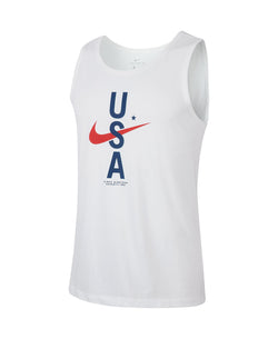 Nike Graphic Tank Top White thumbnail 1