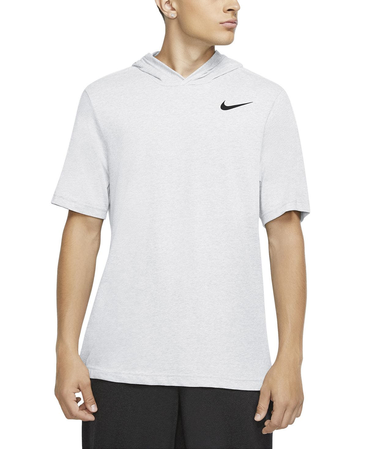 Nike Hooded Logo T-shirt Birch Heather