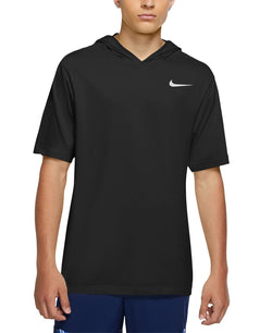 Nike Hooded Logo T-shirt Black/White thumbnail 1