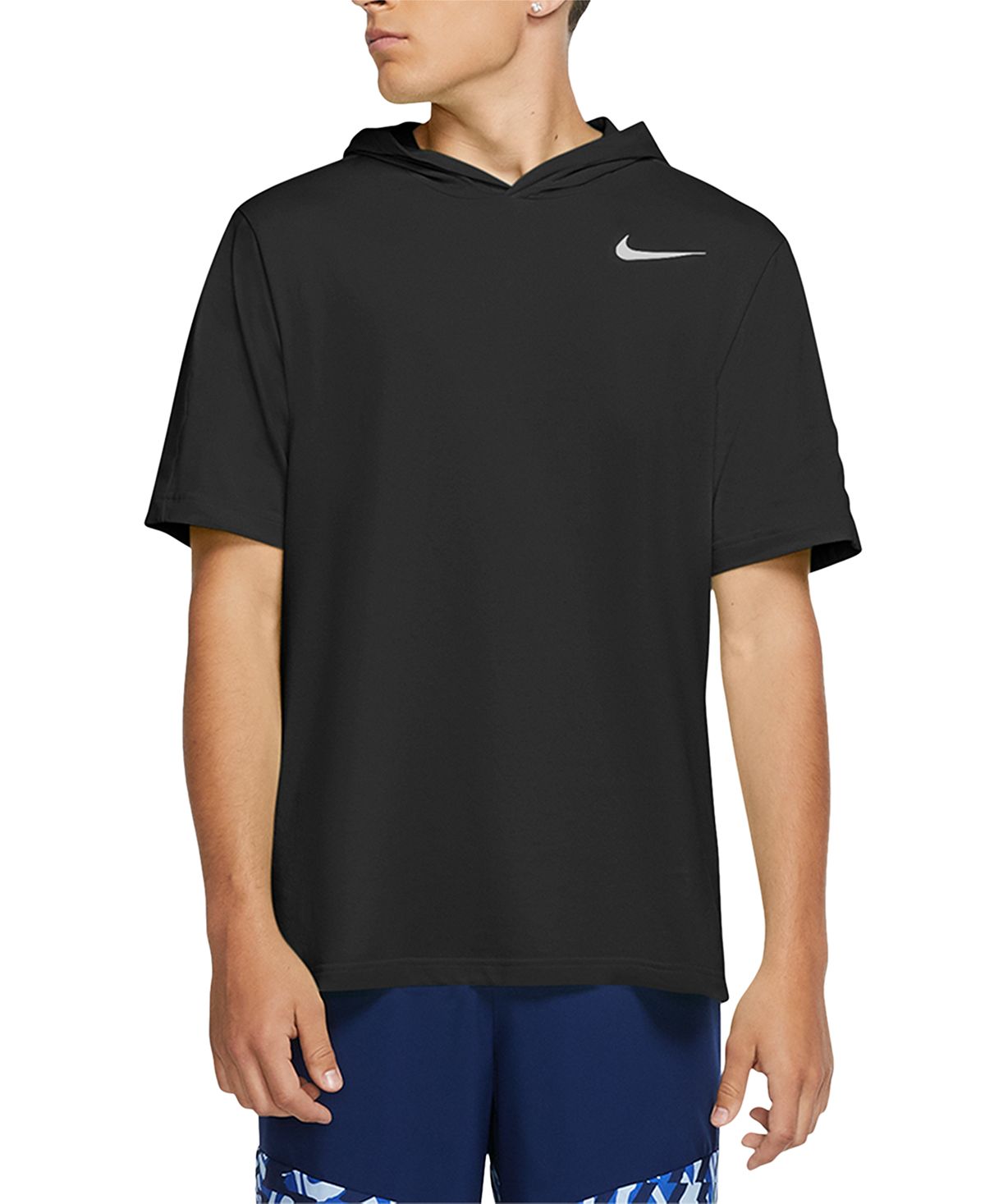 Nike Hooded Logo T-shirt Black/White