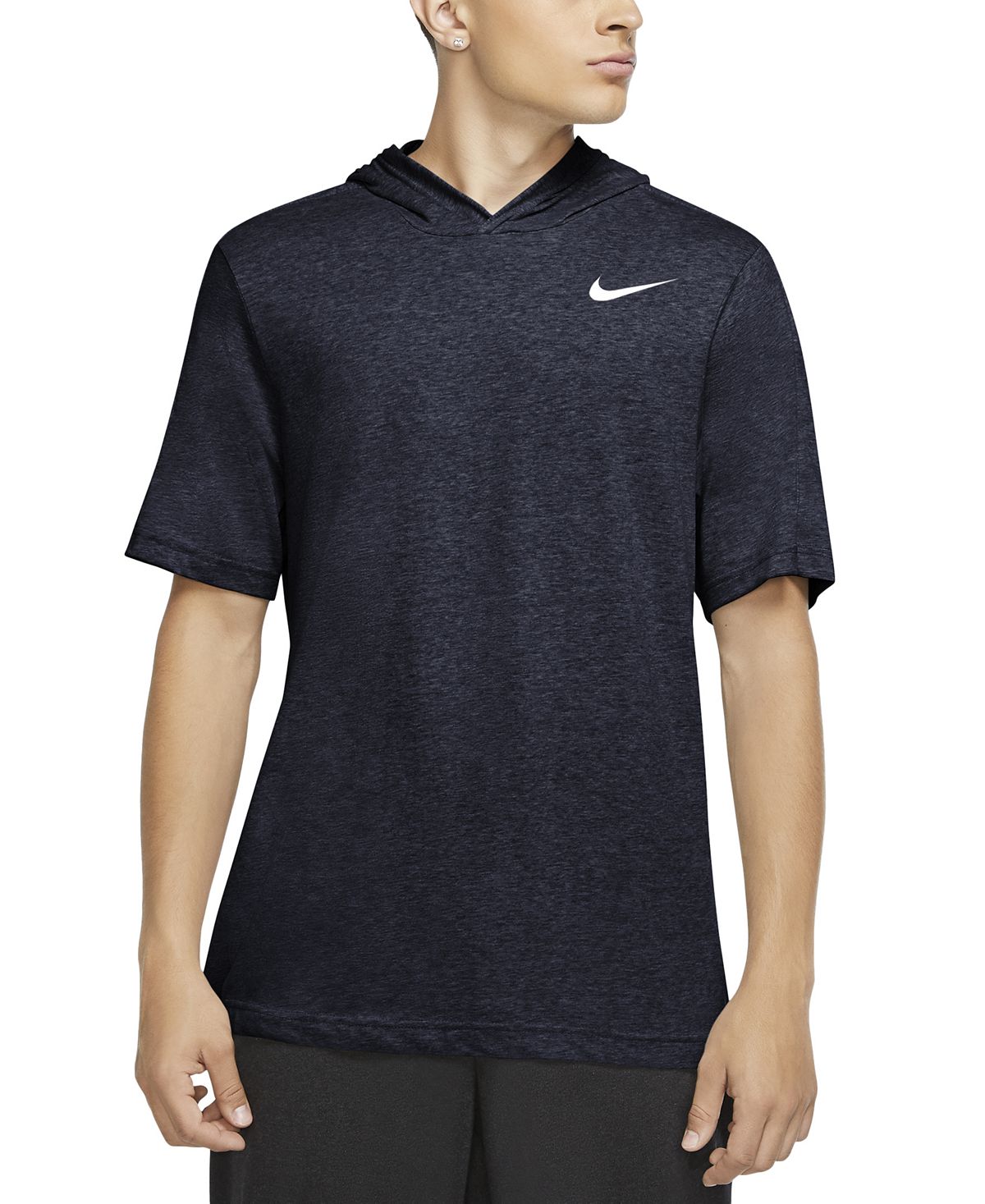 Nike Hooded Logo T-shirt Obsidian
