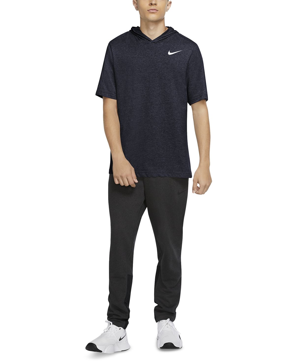 Nike Hooded Logo T-shirt Obsidian