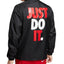 Nike Just Do It Coaches Jacket Black/White