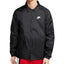 Nike Just Do It Coaches Jacket Black/White