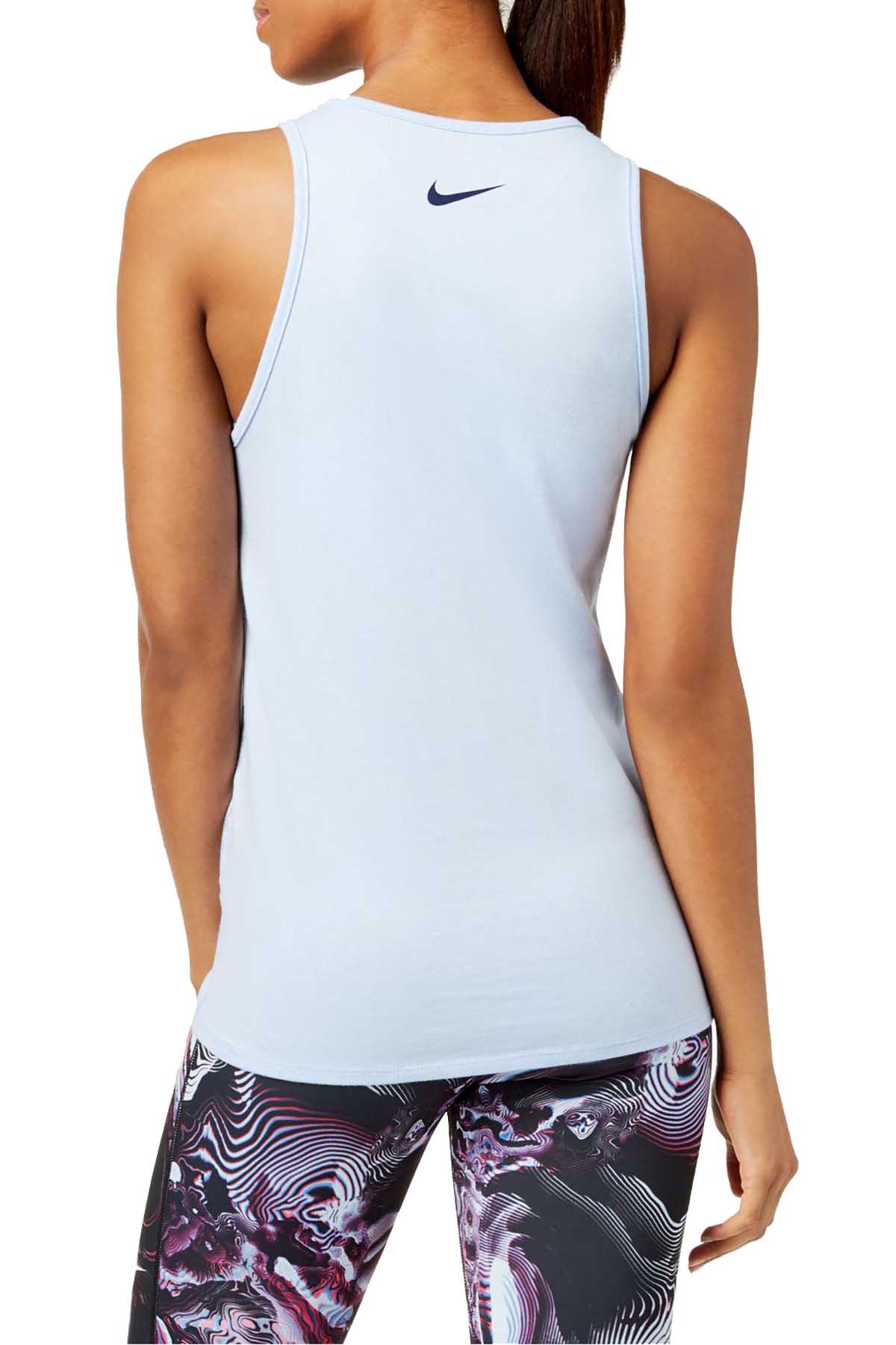 Nike Light Blue Dri-FIT Just Do It Cotton Training Tank Top