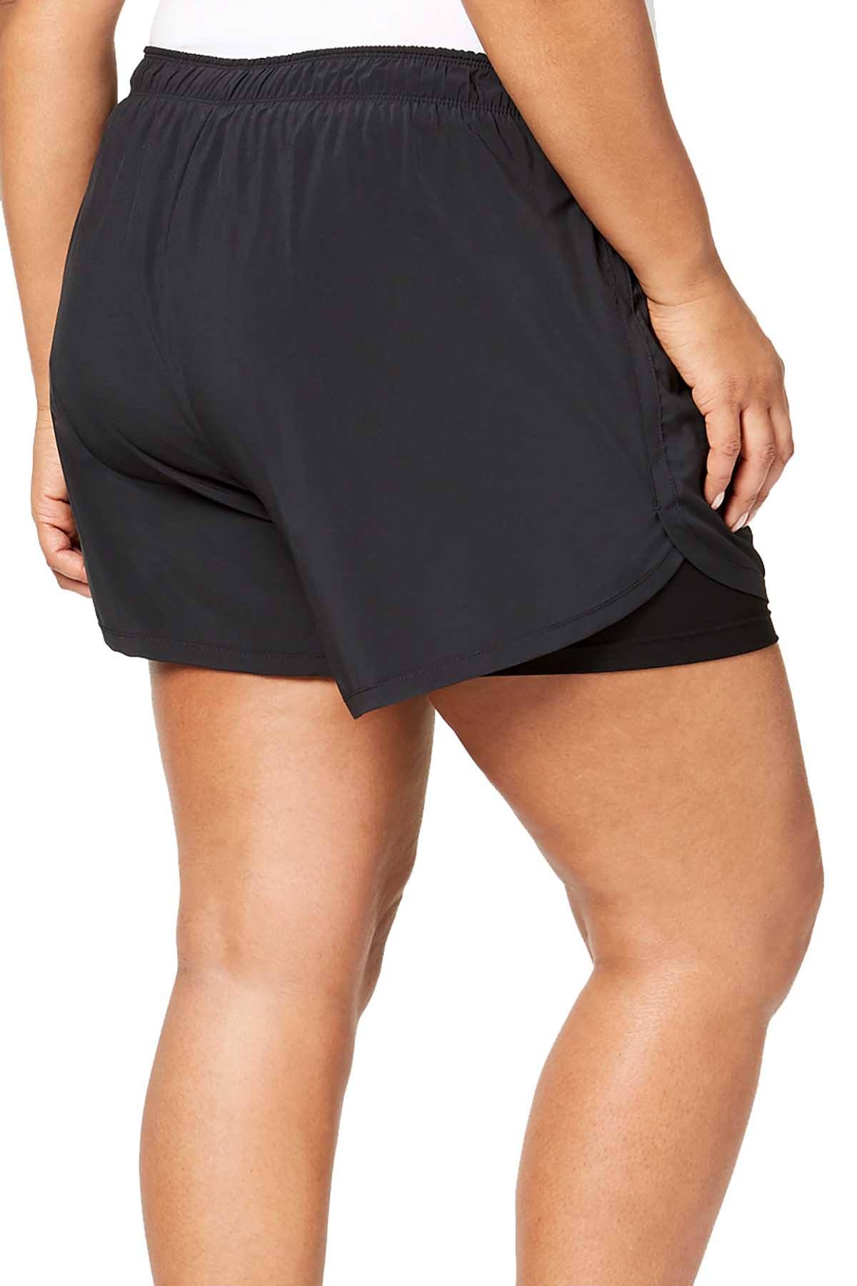 Nike PLUS Black/White Flex 2-in-1 Short