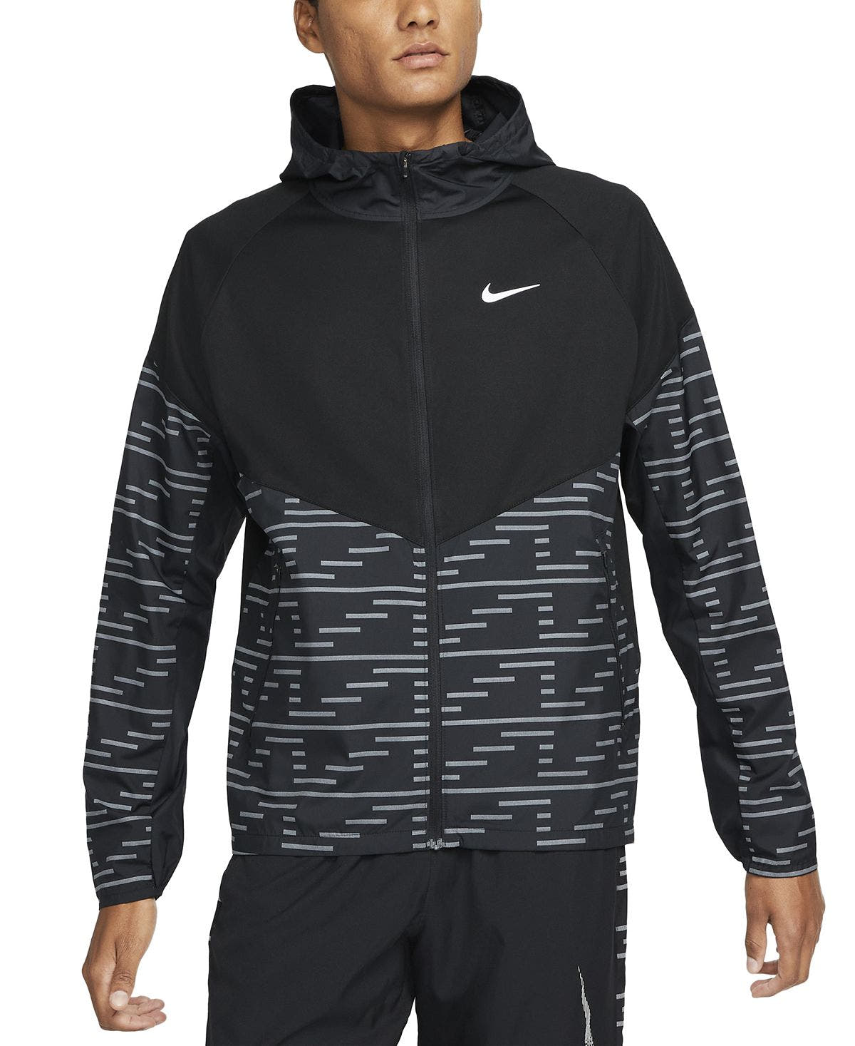 Nike Packable Therma-fit Running Jacket Black