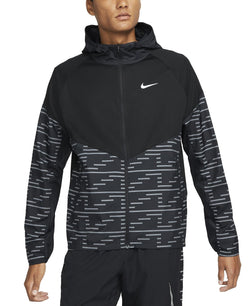Nike Packable Therma-fit Running Jacket Black thumbnail 1