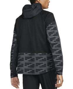Nike Packable Therma-fit Running Jacket Black thumbnail 2