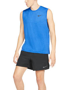 Nike Pro Dri-fit Tank Blue Void/ Royal thumbnail 3