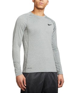 Nike Pro Dri-fit Training Top Smoke Grey/Black thumbnail 1