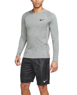 Nike Pro Dri-fit Training Top Smoke Grey/Black thumbnail 3