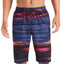 Nike Sky Stripe Vital 11" Volley Swim Trunks Regency Purple