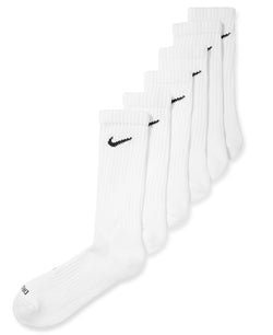 Nike Socks Dri Fit Crew 6 Pairs White thumbnail 2