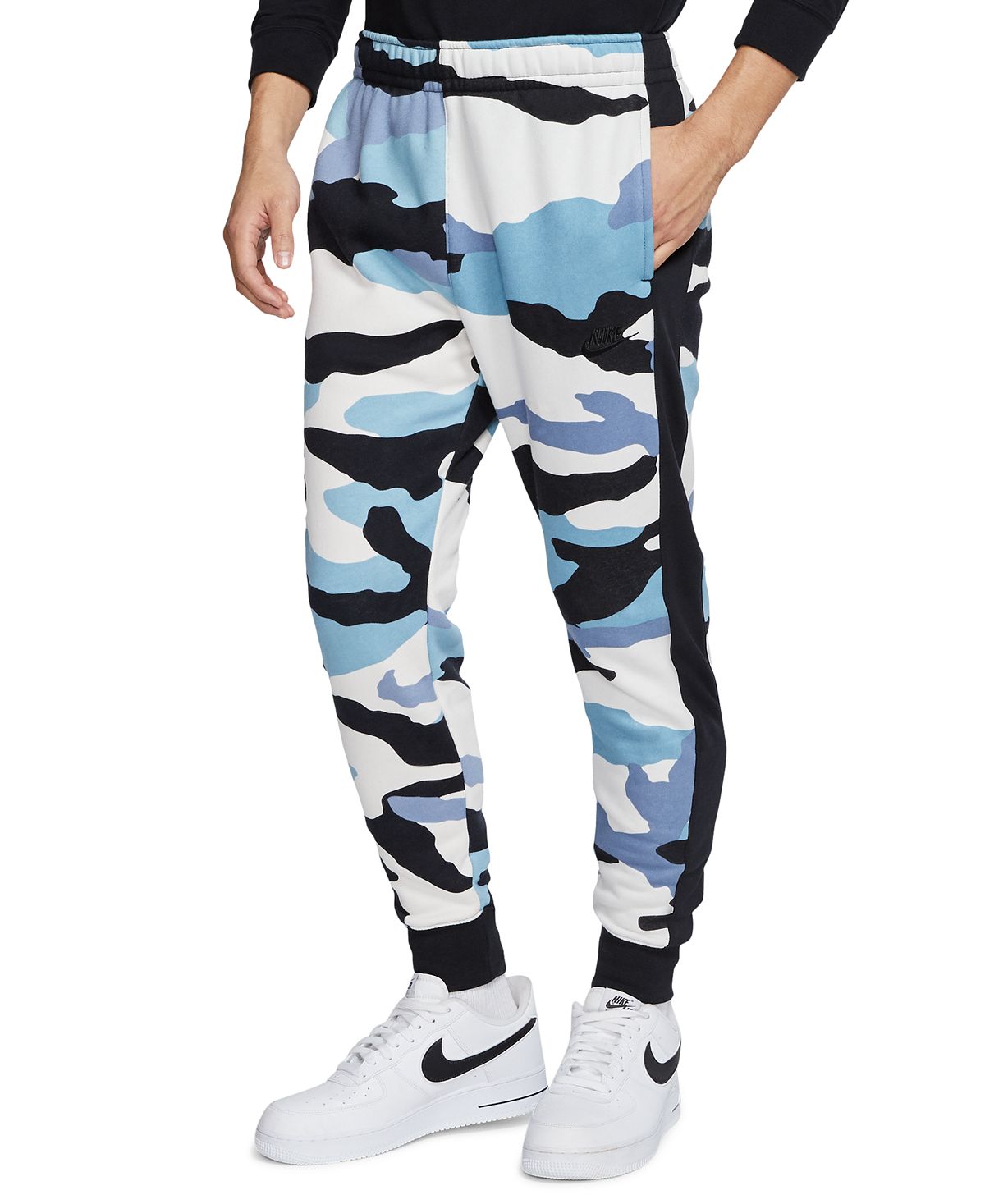 Nike Sportswear Club Fleece Camo Joggers Blue