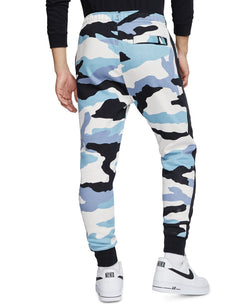 Nike Sportswear Club Fleece Camo Joggers Blue thumbnail 3