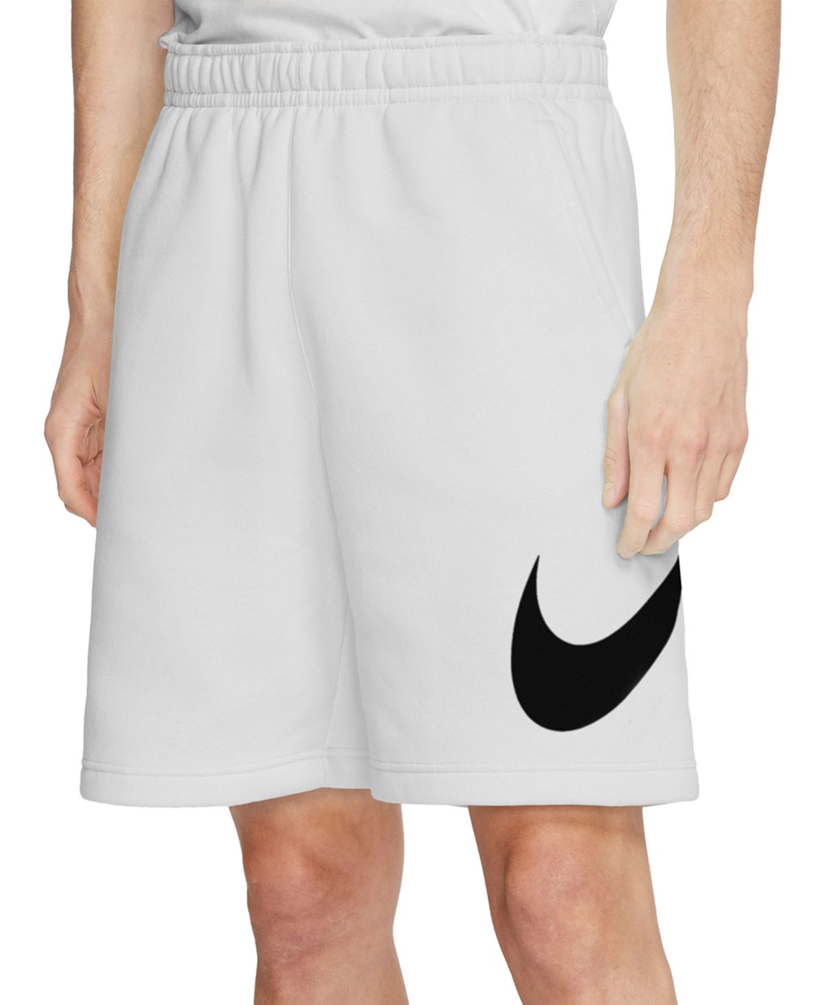 Nike Sportswear Club Fleece Logo Shorts White