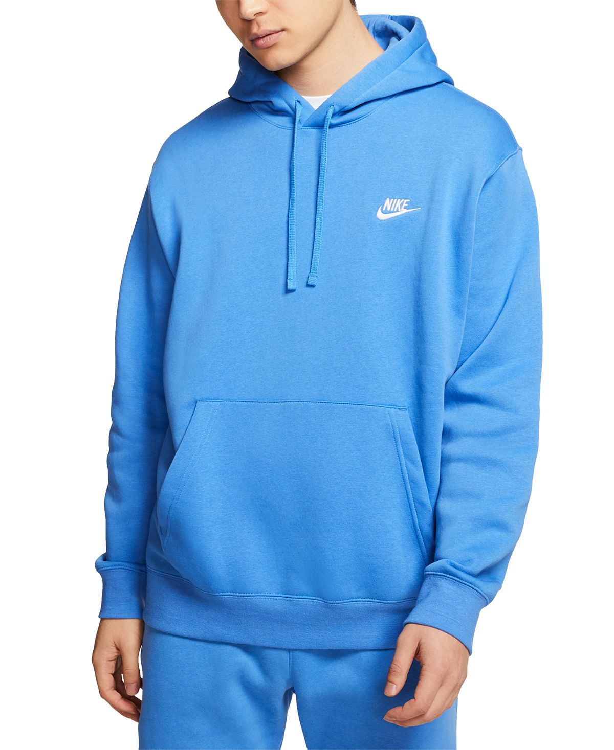 Nike Sportswear Club Fleece Pullover Hoodie Pacific Blue