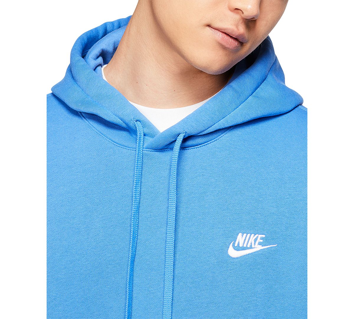 Nike Sportswear Club Fleece Pullover Hoodie Pacific Blue