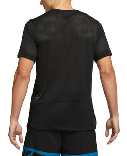 Nike Swoosh Training T-shirt Black/Green Abyss thumbnail 2