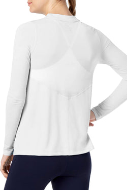 Nike White Dry Miler Running Top thumbnail 2