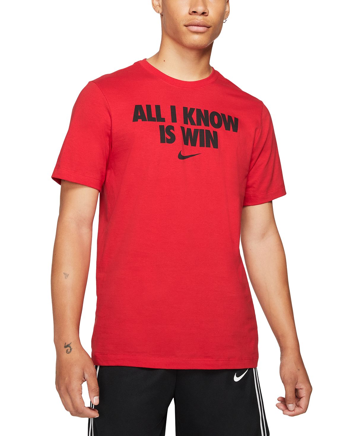 Nike Winning Basketball T-shirt U Red