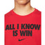 Nike Winning Basketball T-shirt U Red