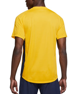 Nike court Dri-fit Victory Tennis Shirt U Gold thumbnail 2
