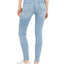 Numero Button-fly High-rise Ankle Skinny Jeans Bleach Blue