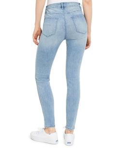 Numero Button-fly High-rise Ankle Skinny Jeans Bleach Blue thumbnail 2