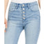 Numero Button-fly High-rise Ankle Skinny Jeans Bleach Blue