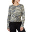 Numero Camo-print Twist-front Top Camoflage
