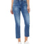 Numero Cropped High Rise Kick Flare Jeans Vintage Blue