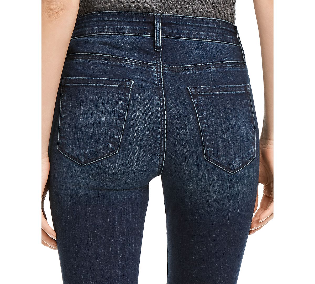 Numero Cropped Mid-rise Jeans Raw Blue Wash
