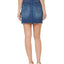 Numero Distressed Cotton Denim Pencil Skirt Torn Blue