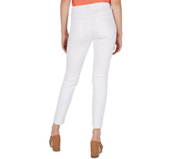 Numero Mid-rise Distressed Skinny Jeans White thumbnail 3