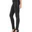 Numero Mid-rise Solid Side-striped Super Skinny Ankle Jeans Black Wash
