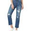 Numero Ripped High Rise Frayed-hem Denim Jeans Torn Blue