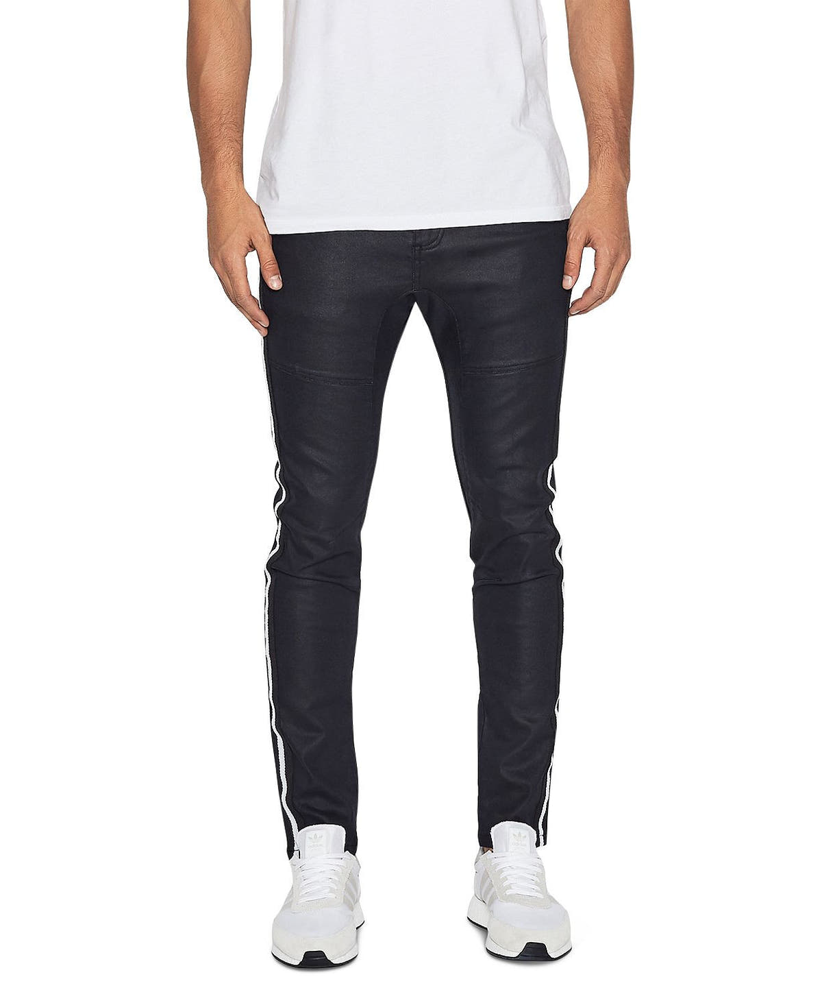 Nxp Baseline Side-stripe Skinny Fit Pants Black