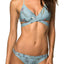 O'Neill Aqua Floral Piper Cutout Cheeky Hipster Bikini Bottom