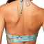 O'Neill Aqua Floral Piper Wrap Bikini Top