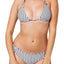 O'Neill Aqua Haze Greer Printed Reversible Triangle Bikini Top