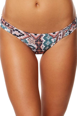 O'Neill Aqua Haze Greer Printed Tab Side Cheeky Bikini Bottom thumbnail 1