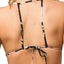 O'Neill Black Albany Floral Print Strappy Back Halter Bikini Top