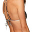 O'Neill Black Albany Floral Print Strappy Back Halter Bikini Top