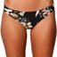 O'Neill Black Albany Floral Strappy Cheeky Bikini Bottom