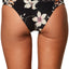 O'Neill Black Albany Floral Strappy Cheeky Bikini Bottom