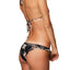 O'Neill Black Albany Floral Strappy Cheeky Bikini Bottom